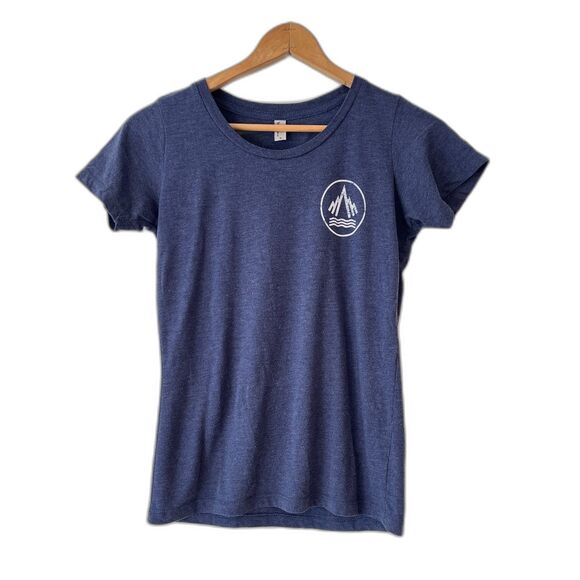 Sierra Nevada Adventure Co. SNAC Blue T-Shirt Outdoors Camping Hiking Small - Picture 3 of 6